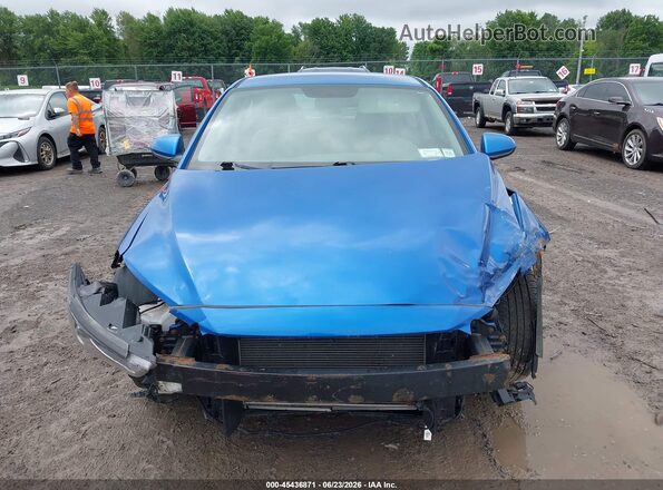 KMHD84LF9HU145085 2017 HYUNDAI ELANTRA Blue Rear interior view