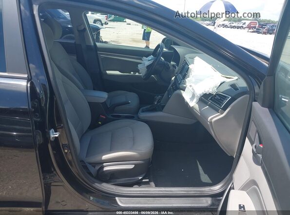 KMHD84LF9HU153784 2017 HYUNDAI ELANTRA Black Սալոնի դիմացի տեսք