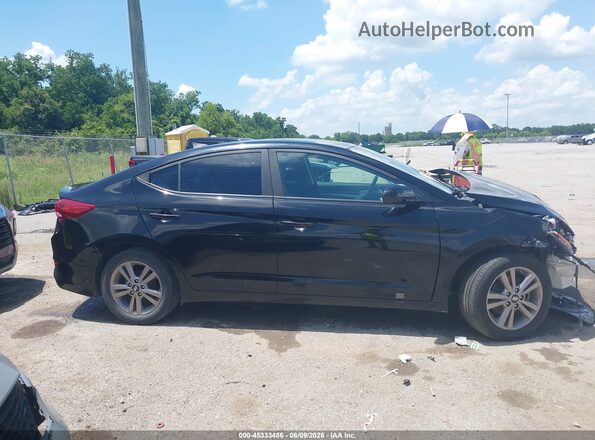 KMHD84LF9HU153784 2017 HYUNDAI ELANTRA Black Սալոնի հետևի տեսք