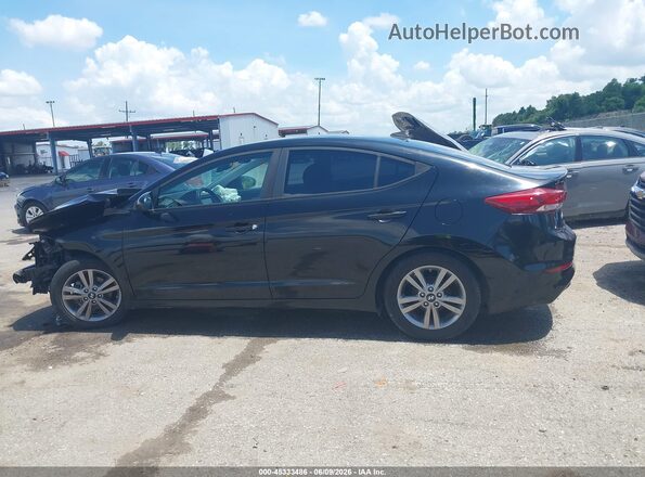 KMHD84LF9HU153784 2017 HYUNDAI ELANTRA Black Սալոնի 360 աստիճան տեսք