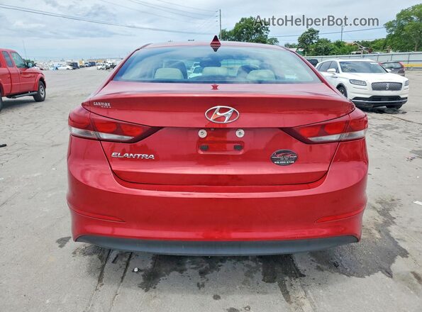 KMHD84LF9HU207231 2017 HYUNDAI ELANTRA Maroon Vista trasera