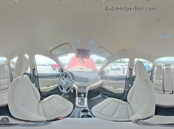 KMHD84LF9HU207231 2017 HYUNDAI ELANTRA Maroon Vista de la etiqueta del VIN