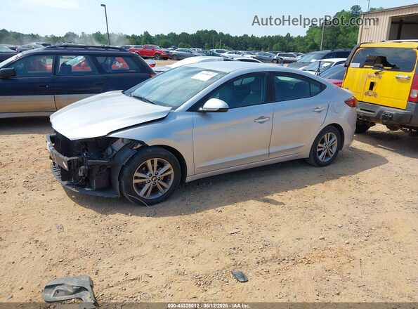 KMHD84LF9HU386659 2017 HYUNDAI ELANTRA Silver Przód lewy