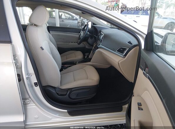 KMHD84LF9HU422902 2017 HYUNDAI ELANTRA Tan Front interior view