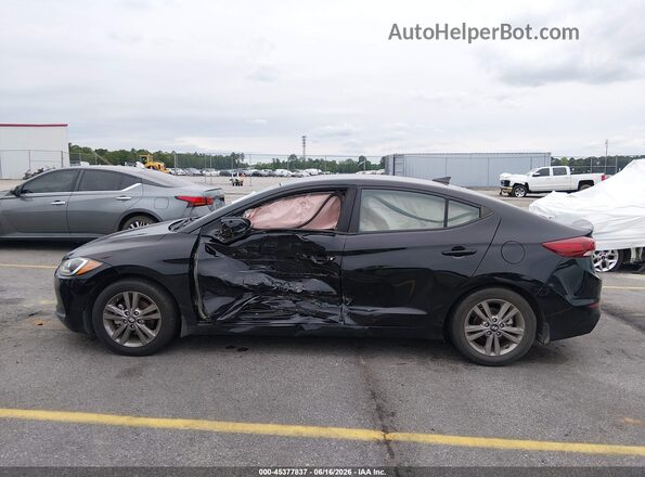 KMHD84LF9JU452438 2018 HYUNDAI ELANTRA Black Widok wnętrza 360 stopni