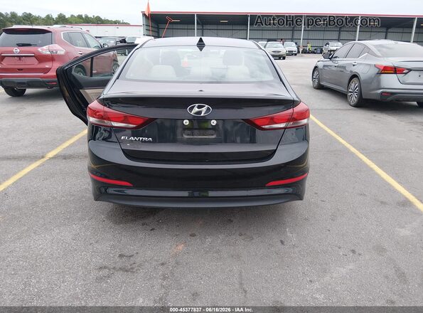 KMHD84LF9JU452438 2018 HYUNDAI ELANTRA Black 
