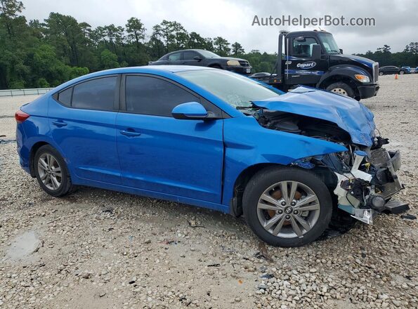 KMHD84LF9JU453265 2018 HYUNDAI ELANTRA Blue Առջևի աջ