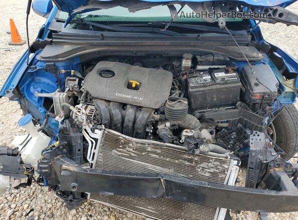KMHD84LF9JU453265 2018 HYUNDAI ELANTRA Blue Սալոնի հետևի տեսք