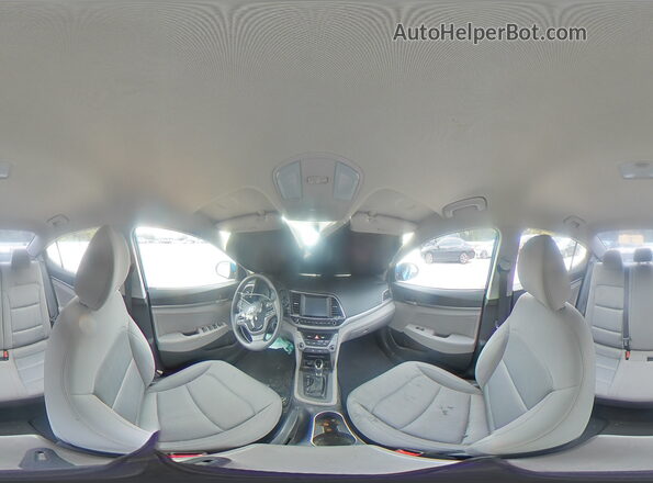 KMHD84LF9JU453265 2018 HYUNDAI ELANTRA Blue Սալոնի 360 աստիճան տեսք