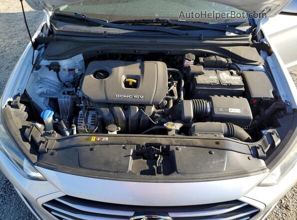 KMHD84LF9JU461012 2018 HYUNDAI ELANTRA Silver Vista interior trasera