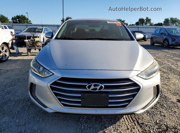 KMHD84LF9JU461012 2018 HYUNDAI ELANTRA Silver Vista frontal