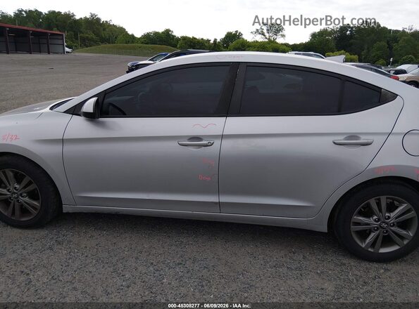 KMHD84LF9JU467781 2018 HYUNDAI ELANTRA Silver Vista interior de 360 grados