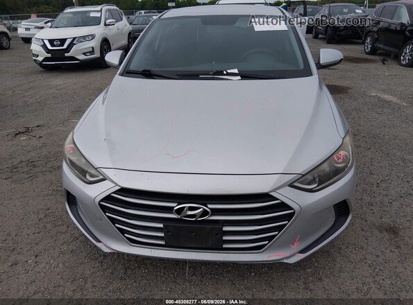 KMHD84LF9JU467781 2018 HYUNDAI ELANTRA Silver Vista del cuadro de instrumentos