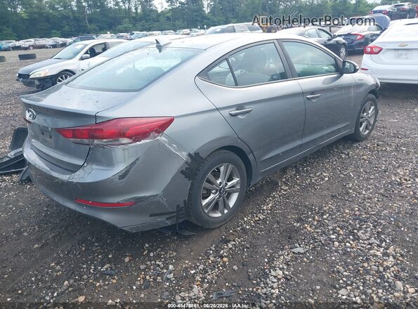 KMHD84LF9JU511889 2018 HYUNDAI ELANTRA Gray Trasero derecho