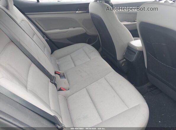 KMHD84LF9JU511889 2018 HYUNDAI ELANTRA Gray Vista de la etiqueta del VIN