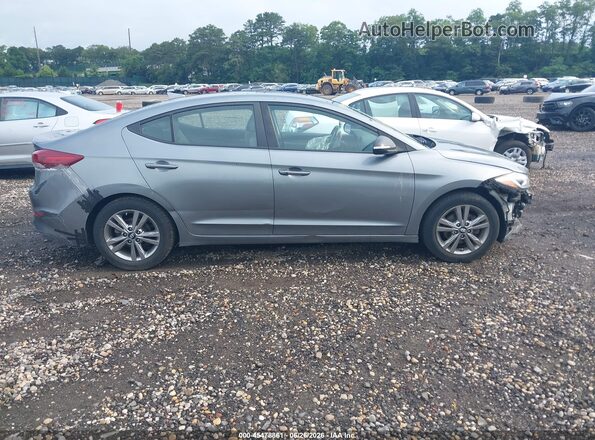 KMHD84LF9JU511889 2018 HYUNDAI ELANTRA Gray Vista interior trasera