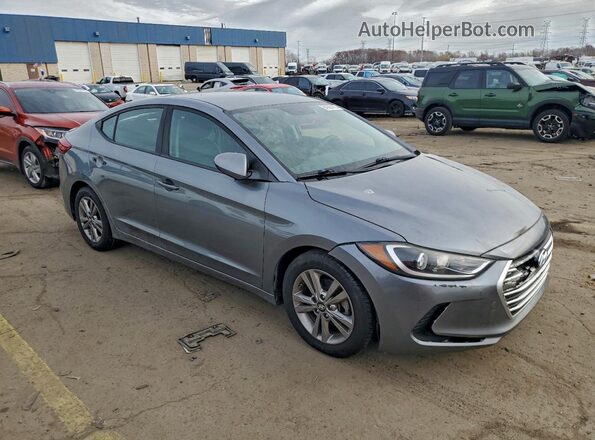 KMHD84LF9JU607831 2018 HYUNDAI ELANTRA Silver 