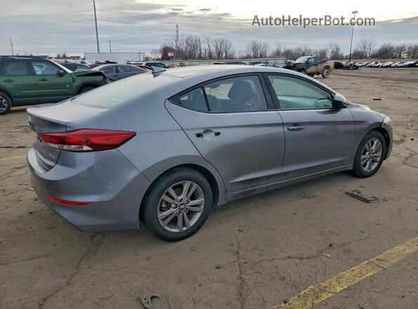 KMHD84LF9JU607831 2018 HYUNDAI ELANTRA Silver 