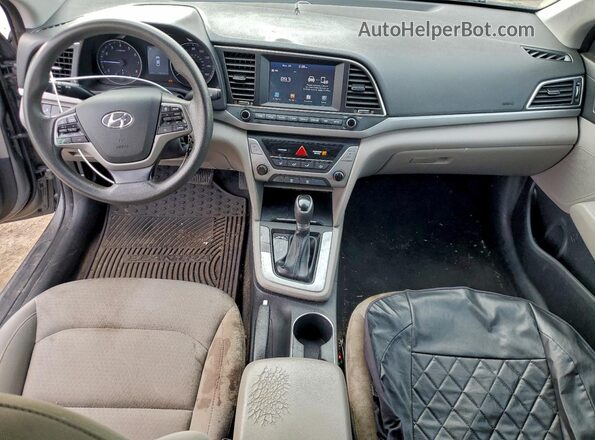 KMHD84LF9JU607831 2018 HYUNDAI ELANTRA Silver 