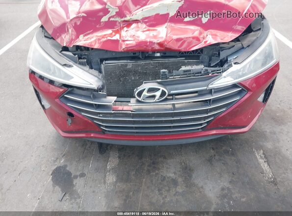 KMHD84LF9KU806606 2019 HYUNDAI ELANTRA Красный Вид спереди