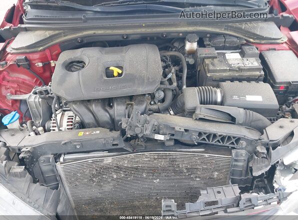 KMHD84LF9KU806606 2019 HYUNDAI ELANTRA Красный Вид сзади