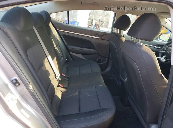 KMHD84LF9KU818920 2019 HYUNDAI ELANTRA Gray უკანა სავარძლების ხედი