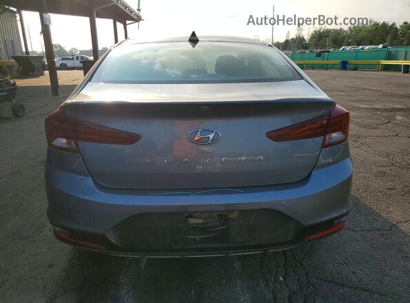 KMHD84LF9KU818920 2019 HYUNDAI ELANTRA Gray უკანა ხედი