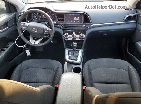 KMHD84LF9KU818920 2019 HYUNDAI ELANTRA Gray წინა პანელის ხედი