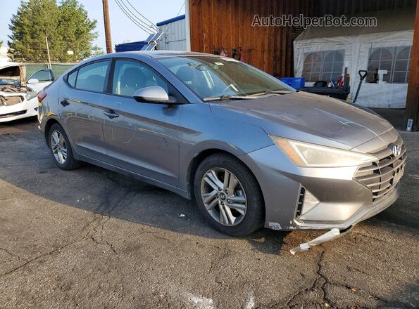 KMHD84LF9KU818920 2019 HYUNDAI ELANTRA Gray წინა მარჯვენა