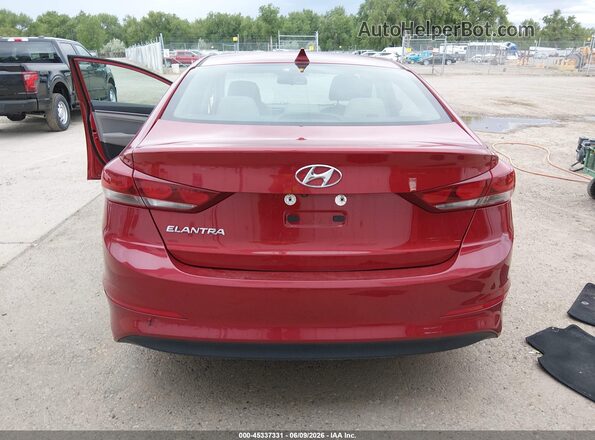 KMHD84LFXHU068565 2017 HYUNDAI ELANTRA Red 