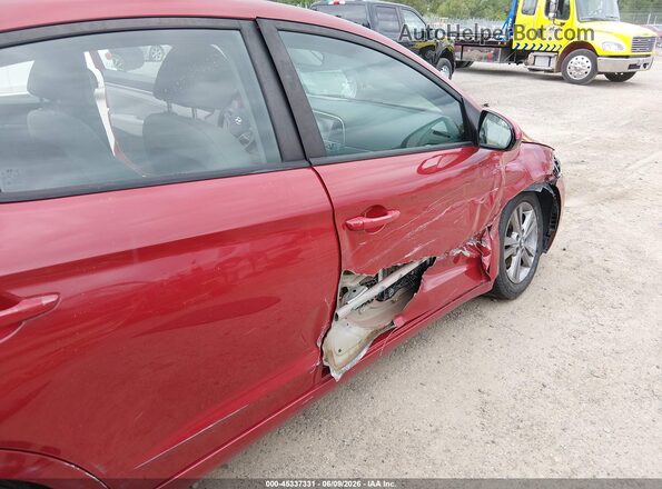KMHD84LFXHU068565 2017 HYUNDAI ELANTRA Red წინა ხედი