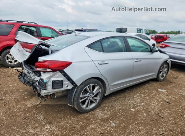 KMHD84LFXHU260133 2017 HYUNDAI ELANTRA Silver Trasero derecho