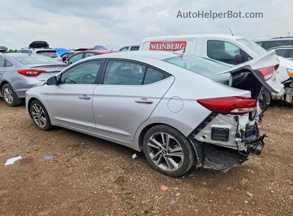 KMHD84LFXHU260133 2017 HYUNDAI ELANTRA Silver Trasero izquierdo