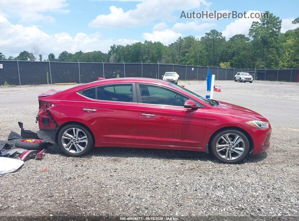 KMHD84LFXHU281953 2017 HYUNDAI ELANTRA Red სალონის 360-გრადუსიანი ხედი
