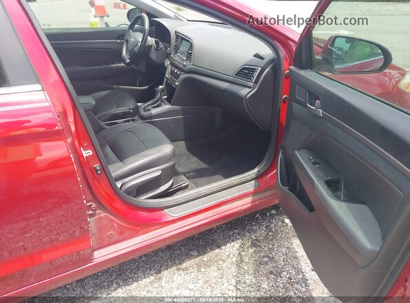 KMHD84LFXHU281953 2017 HYUNDAI ELANTRA Red წინა სალონის ხედი