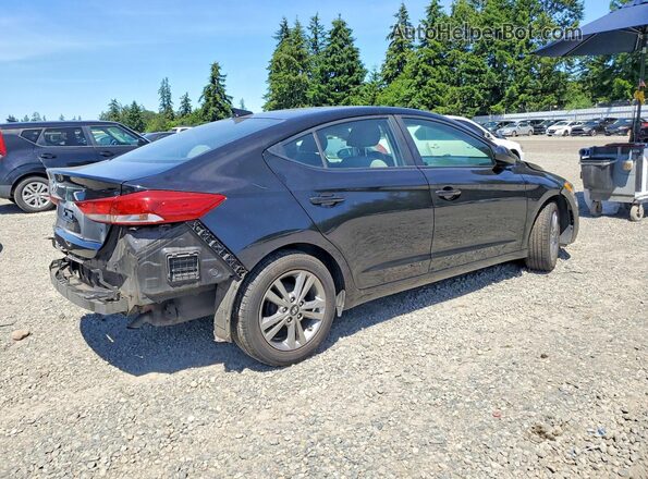 KMHD84LFXHU428174 2017 HYUNDAI ELANTRA Black Trasero derecho