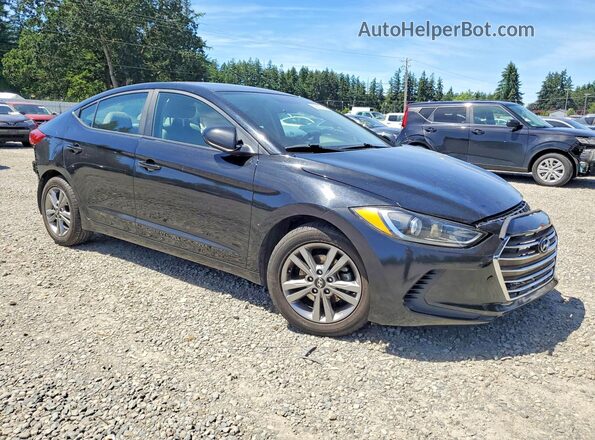 KMHD84LFXHU428174 2017 HYUNDAI ELANTRA Black Delantero derecho