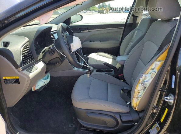 KMHD84LFXHU428174 2017 HYUNDAI ELANTRA Black Vista interior delantera