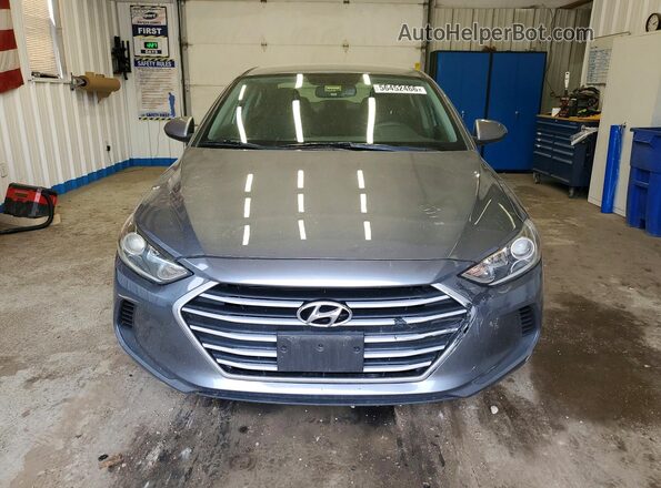 KMHD84LFXJU442226 2018 HYUNDAI ELANTRA Серебряный Вид спереди