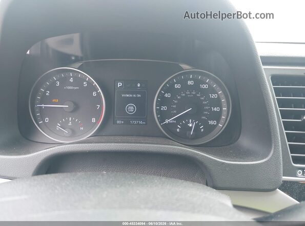 KMHD84LFXJU445403 2018 HYUNDAI ELANTRA Серебряный Вид задних сидений