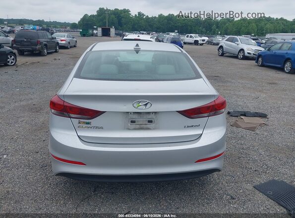 KMHD84LFXJU445403 2018 HYUNDAI ELANTRA Серебряный 