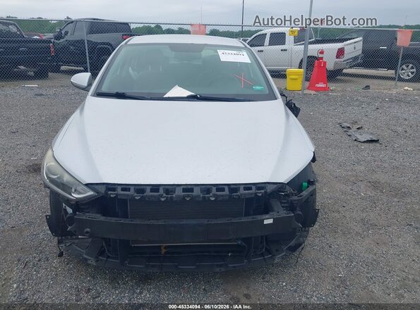 KMHD84LFXJU445403 2018 HYUNDAI ELANTRA Серебряный Вид задней части салона