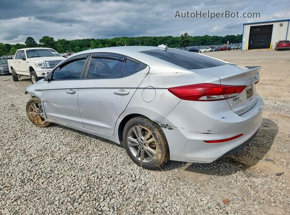 KMHD84LFXJU449533 2018 HYUNDAI ELANTRA Silver Հետևի ձախ