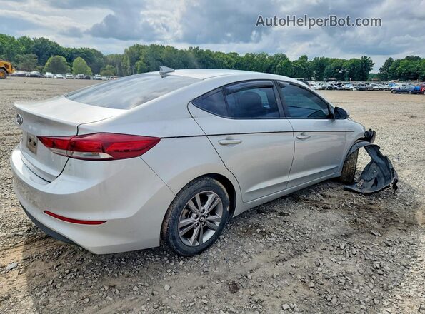 KMHD84LFXJU449533 2018 HYUNDAI ELANTRA Silver Հետևի աջ