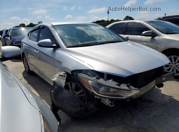 KMHD84LFXJU449533 2018 HYUNDAI ELANTRA Silver Առջևի աջ