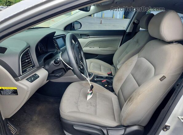 KMHD84LFXJU449533 2018 HYUNDAI ELANTRA Silver Սալոնի դիմացի տեսք