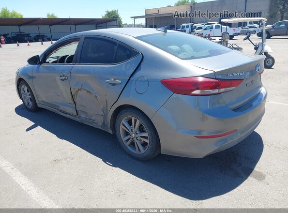KMHD84LFXJU450097 2018 HYUNDAI ELANTRA Gray 
