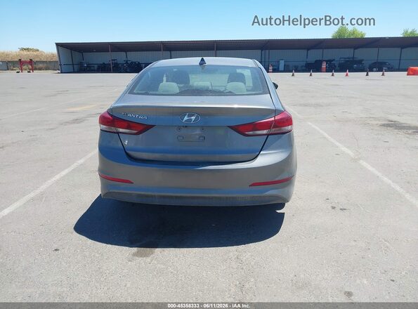 KMHD84LFXJU450097 2018 HYUNDAI ELANTRA Gray 