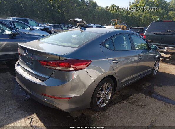KMHD84LFXJU590005 2018 HYUNDAI ELANTRA Gray Հետևի աջ