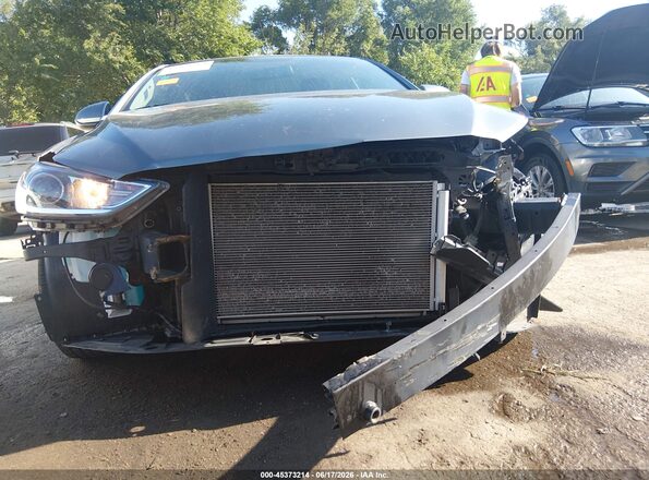 KMHD84LFXJU590005 2018 HYUNDAI ELANTRA Gray Դիմացի տեսք